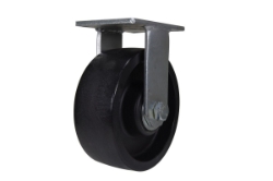 Glass Filled Nylon Rigid Caster 8 In. Diameter x 3 In. Width 3500 Lb. Capacity