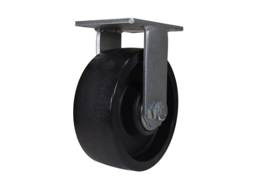 Glass Filled Nylon Rigid Caster 8 In. Diameter x 3 In. Width 3500 Lb. Capacity