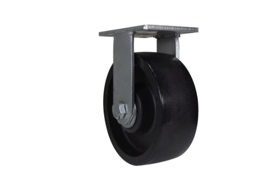 Glass Filled Nylon Rigid Caster 8 In. Diameter x 3 In. Width 3500 Lb. Capacity