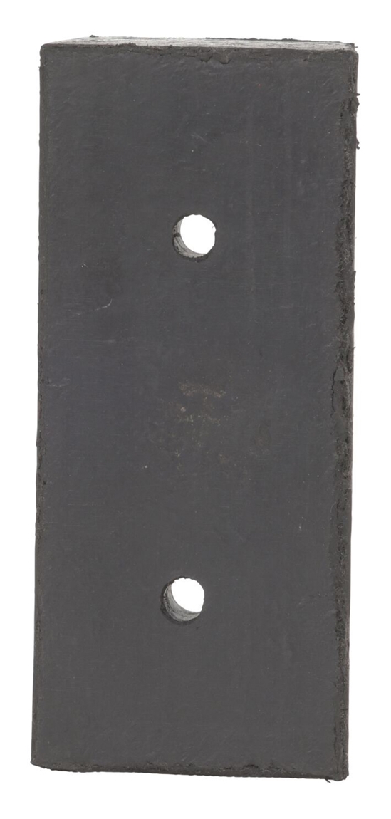 Hardened Molded Rubber Bumper 10 In. Length 