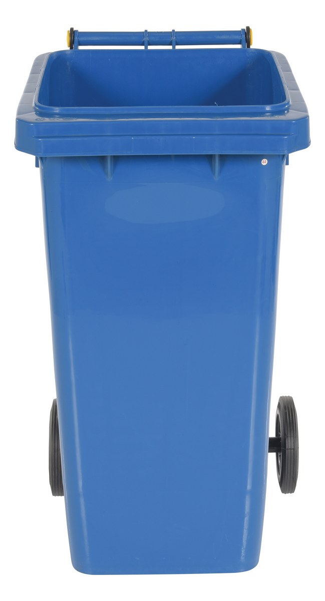 High Density Polyethylene 32 Gallon Trash Can Blue