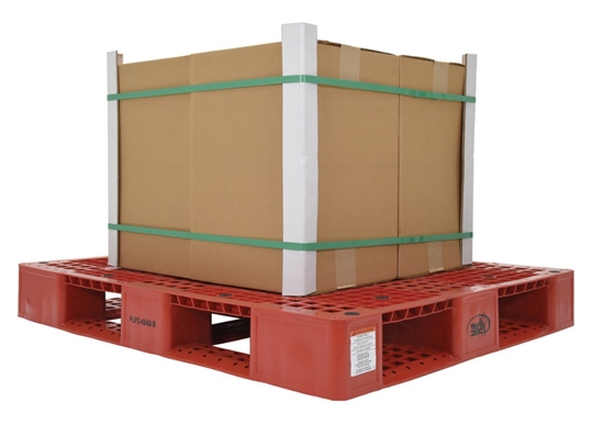 High Density Polyethylene Pallet 39-1/2 In. x 47-3/8 In. x 6 In. 8000 Lb. Capacity Red