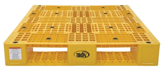 High Density Polyethylene Pallet 39-3/8 In. x 47-3/8 In. x 6 In. 8000 Lb. Capacity 