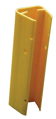 High Density Polyethylene Thermoplastic Rack Shield 2 In. x 3 In. x 9 In. 