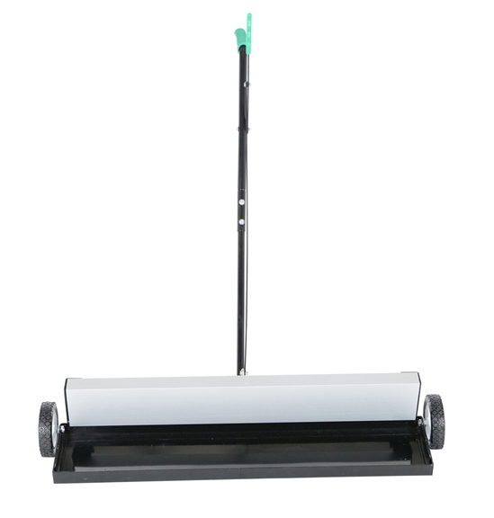 Magnetic Push Sweeper with Bended Handle 38 In. x 42 In. x 39 In. 70 Lb. Capacity