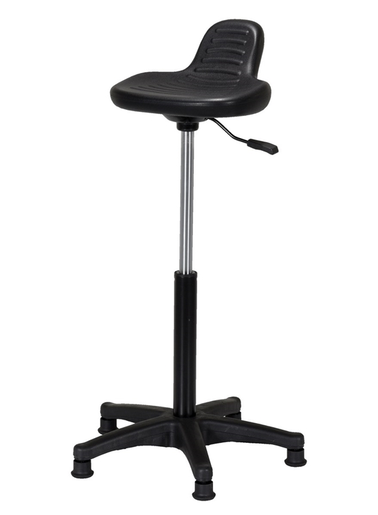 Metal/Plastic Adjustable Sit/Stand Chair 330 Lb. Capacity 