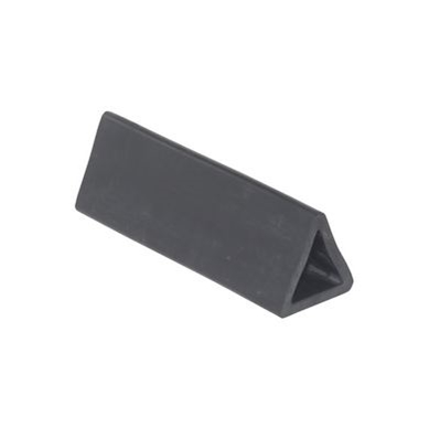 Molded Rubber Extruded Triangular Bumper 12 In. x 3-5/8 In. x 3-3/4 In.