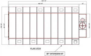 PSB-AFCF-30LEPK-AK 30" Light Extension Kit
