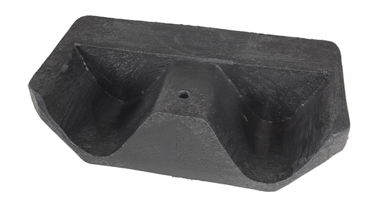 Plastic End Cap For Guard Rail System