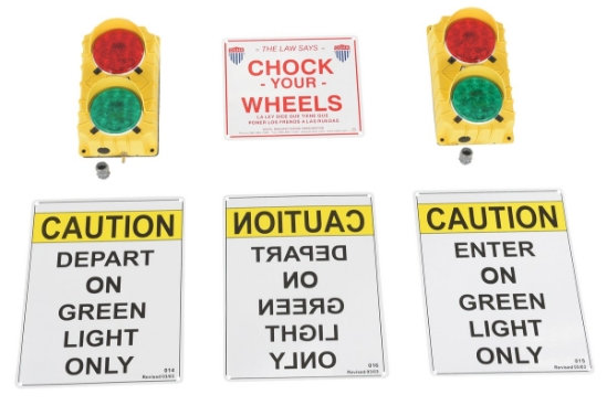 Polypropylene Dock Traffic System LED Lighted 3-3/4 In. x 6-1/2 In. x 11-1/2 In. 