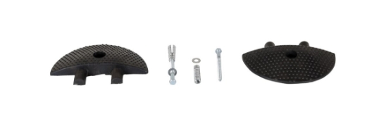 Rubber Heavy Duty Speed Bump Concrete End Caps 
