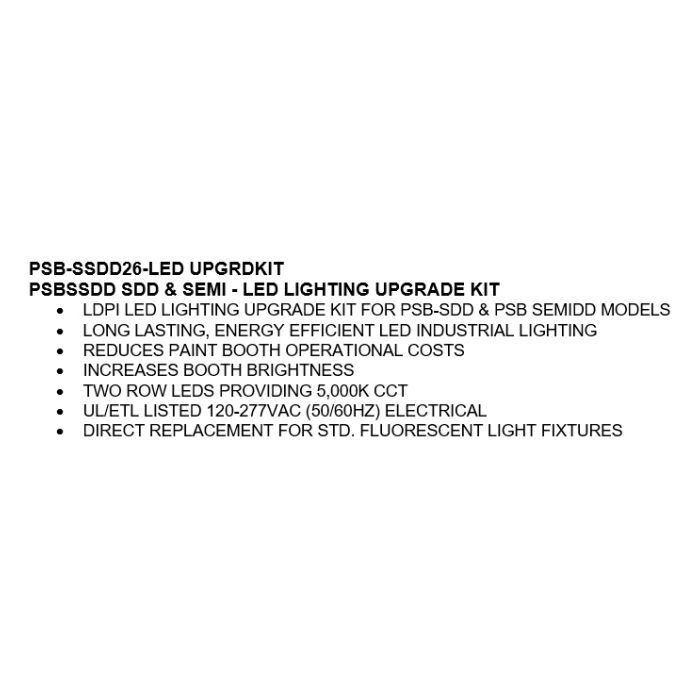 SDD & SEMI LED Lighting Upgrade Kit