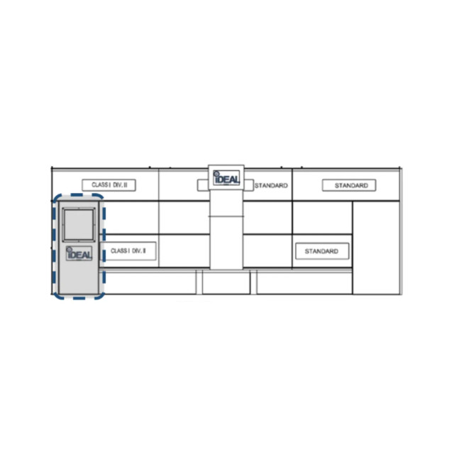 Semi and Side Downdraft Paint Booth Personnel Side Door Kit