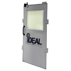 Semi and Side Downdraft Paint Booth Personnel Side Door Kit