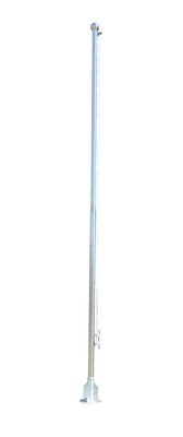 Stainless Steel Flagpole 20 Ft. Height Silver