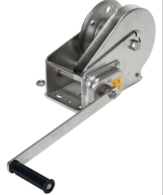 Stainless Steel Hand Winch 2600 Lb. Capacity 