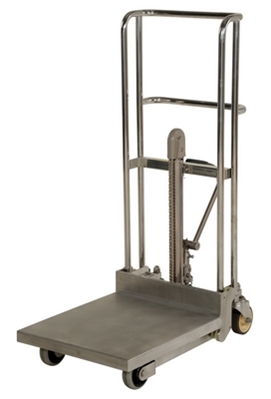 Stainless Steel Hydraulic Hefti-Lift 35-13/16 In. x 52-1/8 In. 450 Lb. Capacity 