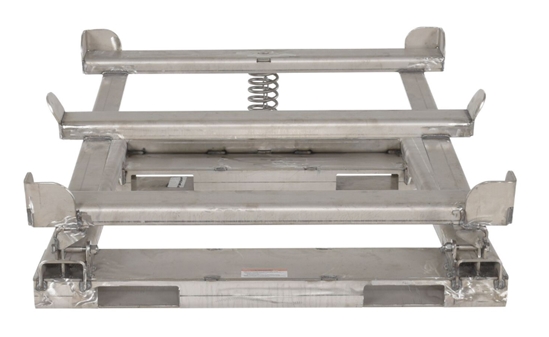 Stainless Steel Intermediate Bulk Container Tilt Stand with Fork Pockets 48-1/2 In. x 15-1/4 In. 4400 Lb. Capacity