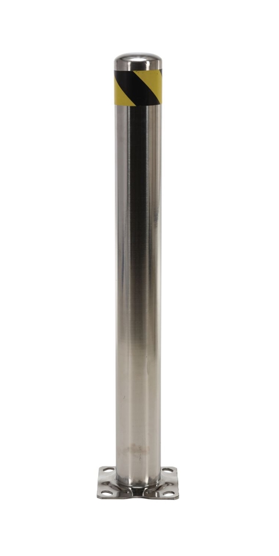 Stainless Steel Pipe Safety Bollard 42 In. x 4-1/2 In. 