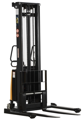 Steel Adjustable Stacker with Powered Lift 150 In. Raised Height 2,000 Lb. Capacity