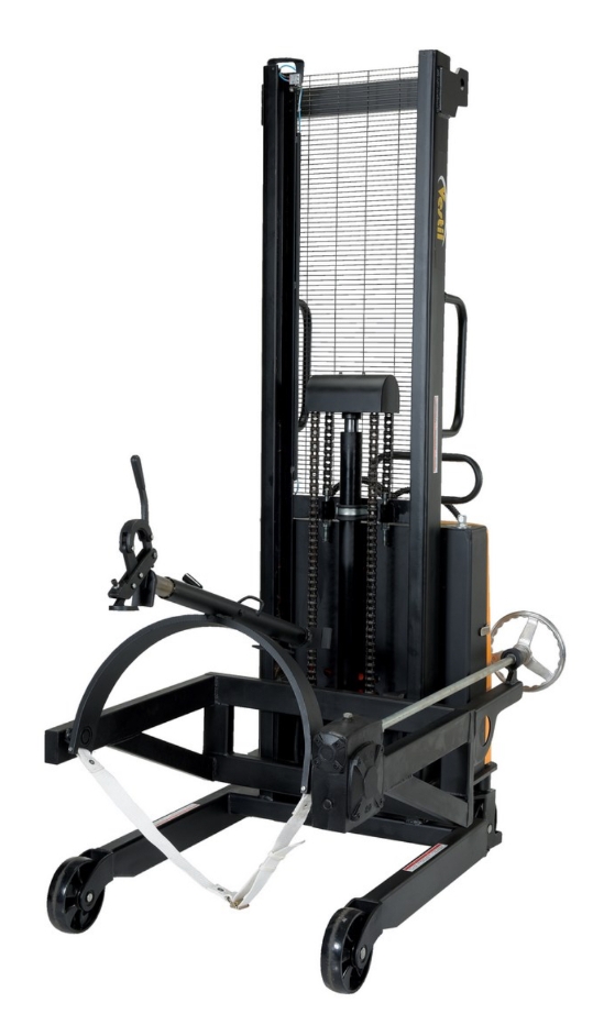 Steel Air Powered Drum Lifter/Rotator/Transporter 57 In. x 31 In. x 85 In. 550 Lb. Capacity