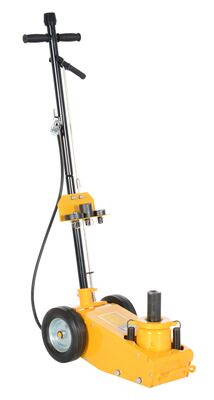 Steel Air Powered Fork Truck Jack 8-1/2 In. - 18-1/4 In. Lift Height 44,000 Lb. Capacity