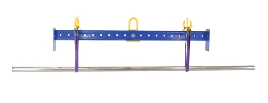 Steel Basket Lifting Spreader Beam 78 In Length 4,000 Lb. Capacity  - SBM-40-BLB