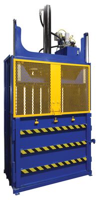 Steel Cardboard Baler 60 in x 30 in x 42 in 1100 lb Capacity