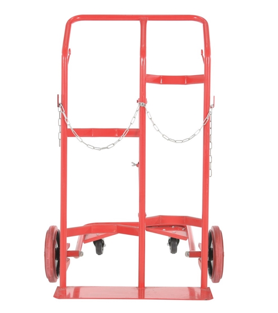 Steel Cylinder Tilt Back Hand Truck 17 In. x 30-1/2 In. x 47 In. 350 Lb. Capacity 