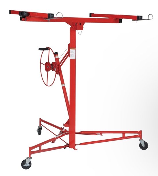 Steel Deluxe Drywall and Panel Hoist 49 In. x 121 In. x 137 In. 150 Lb. Capacity 