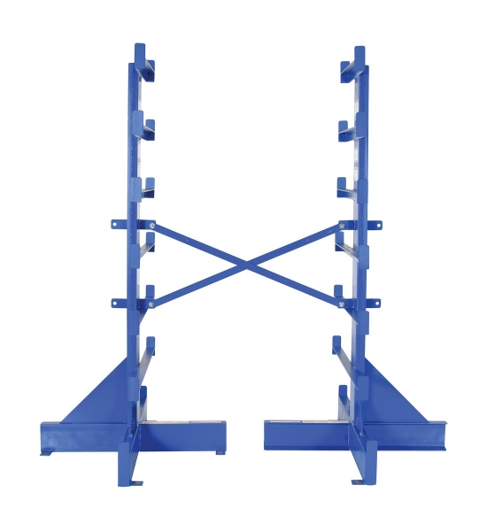 Steel Dual Sided Bar Stock Tree Starter Unit 7 Levels 500 Lb. Capacity Per Arm 