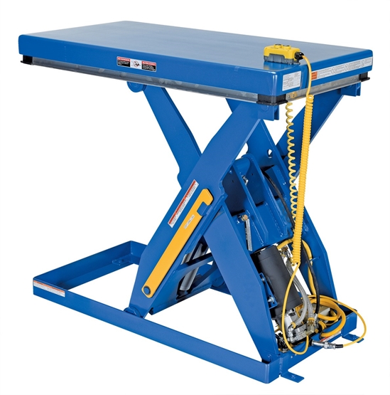 Steel Electric Hydraulic Lift Table 24 In. x 48 In. 3000 Lb. Capacity