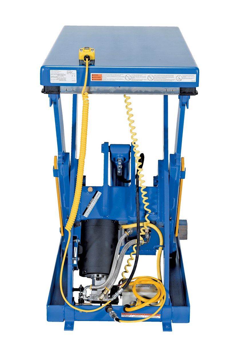 Steel Electric Hydraulic Lift Table 24 In. x 48 In. 3000 Lb. Capacity