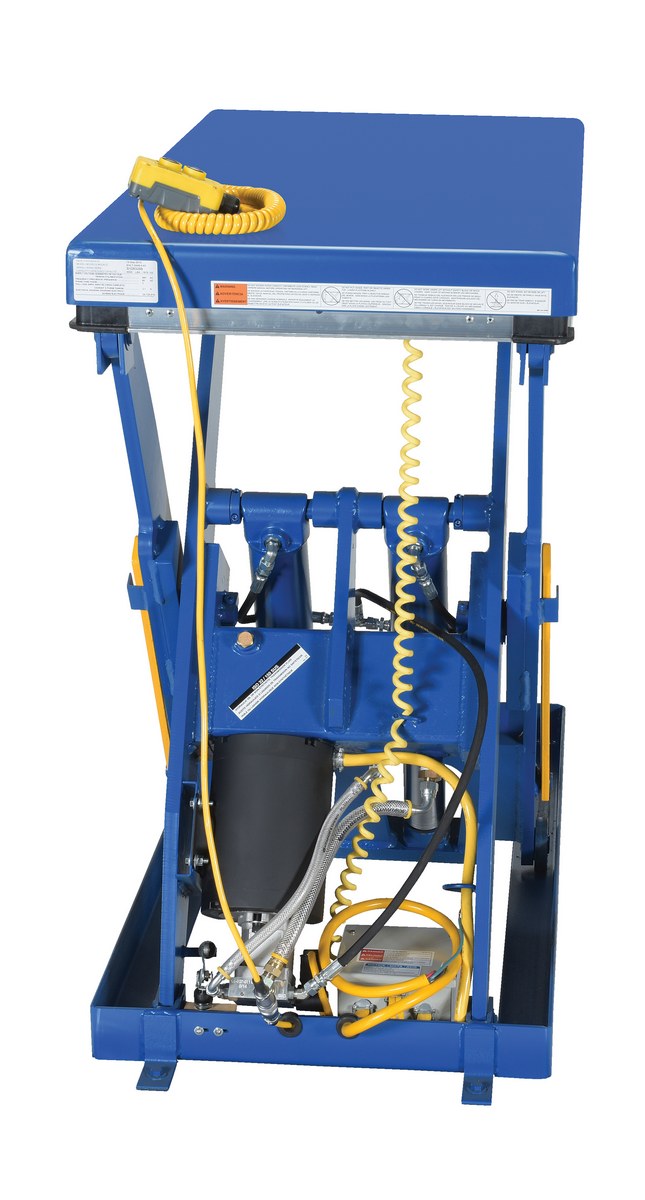 Steel Electric Hydraulic Lift Table 24 In. x 48 In. 4000 Lb. Capacity