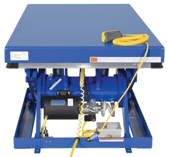 Steel Electric Hydraulic Lift Table 36 In. x 72 In. 5000 Lb. Capacity