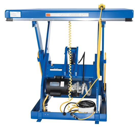 Steel Electric Hydraulic Lift Table 48 In. x 48 In. 2000 Lb. Capacity