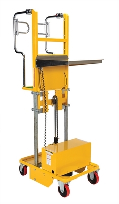 Steel Electric Lift Manual Drive Order Picker 440 Lb. Capacity 