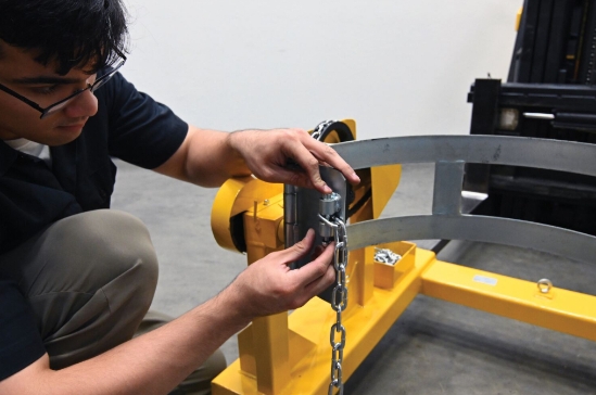 Steel Fiber & Plastic Drum Adapter Carrier/Rotator For 30 Gallon and 55 Gallon Drums - FDA-800