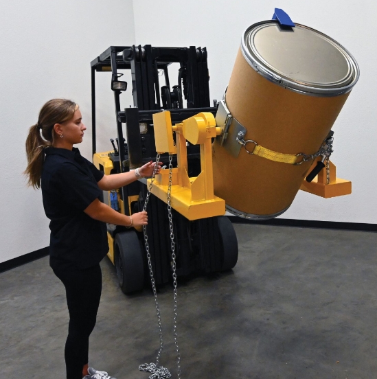 Steel Fiber & Plastic Drum Adapter Carrier/Rotator For 30 Gallon and 55 Gallon Drums