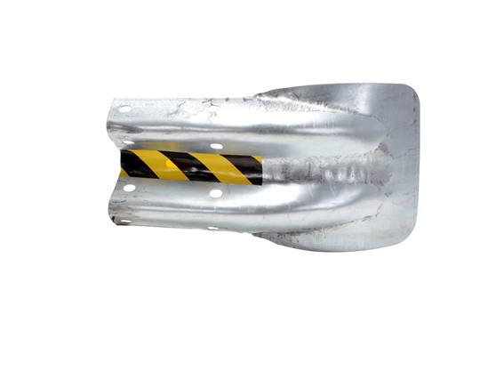 Steel Flared End Guard 28-5/8 In. x 9-5/8 In. x 16-1/4 In. For Guard Rail Systems 