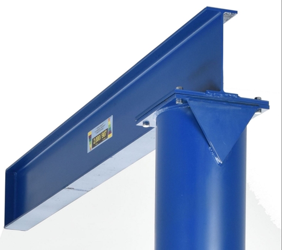 Steel Floor Mounted Jib 80 In. I-Beam 2000 Lb. Capacity