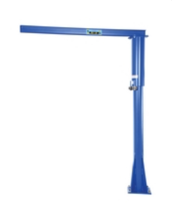 Steel Floor Mounted Jib 80 In. I-Beam 300 Lb. Capacity 