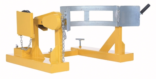 Steel Fork Truck Drum Carrier/Rotator For Steel Drums 55 Gallon 1500 Lb. Capacity