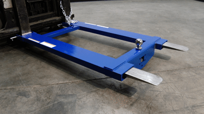 Steel Fork Truck Hook Base 32 In. Length 4,000 Lb. Capacity