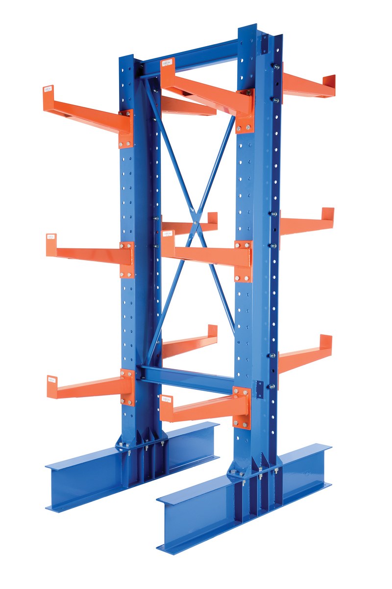 Steel Heavy Duty Cantilever Rack Kit with 36 In. Arm Set 64,000 Lb. Capacity