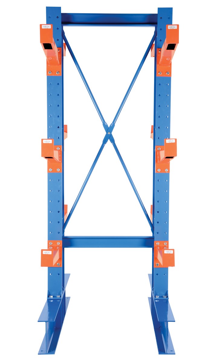 Steel Heavy Duty Cantilever Rack Kit with 36 In. Arm Set 64,000 Lb. Capacity