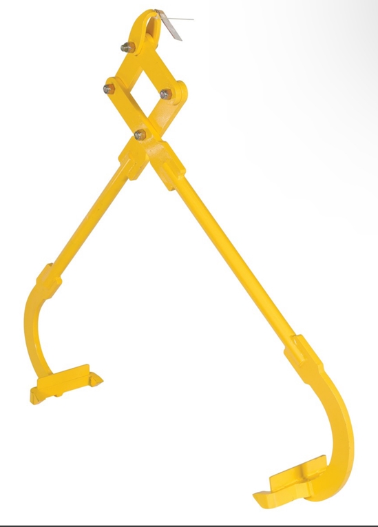 Steel Heavy Duty Die Lifting Tongs 38-9/16 In. Maximum Opening Width 3000 Lb. Capacity