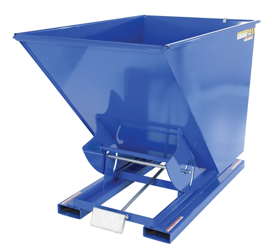 Steel Heavy Duty Self Dumping Hopper 1-1/2 Cubic Yard 6000 Lb. Capacity