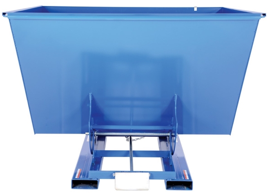 Steel Heavy Duty Self Dumping Hopper 2-1/2 Cubic Yard 6000 Lb. Capacity