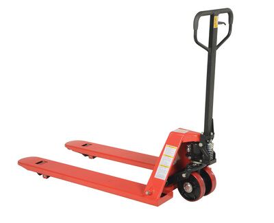 Steel Heavy Duty Side Winder Pallet Truck 3,000 Lb. Capacity